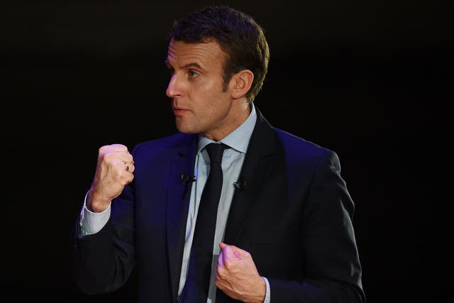 'We must believe in Europe, love Europe and breathe Europe', Mr Macron said