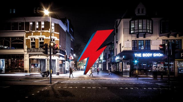 The proposed David Bowie memorial that would be installed opposite Brixton Tube station