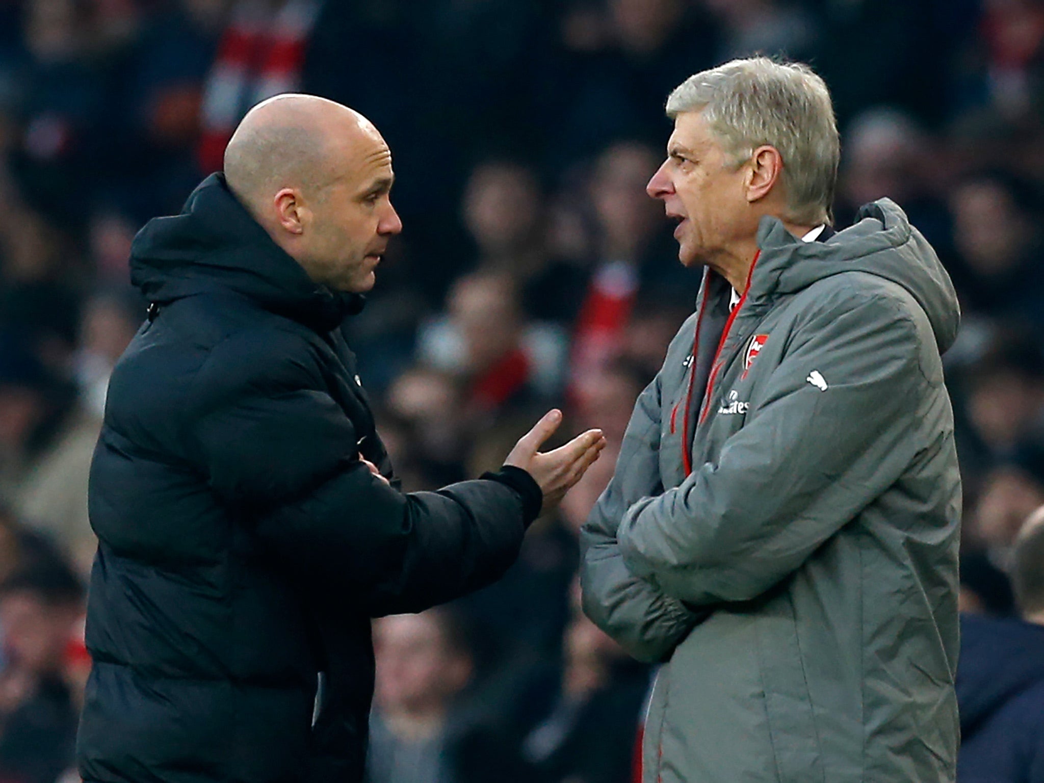 Arsenal manager Arsene Wenger told Anthony Taylor to 'f*** off' during ...