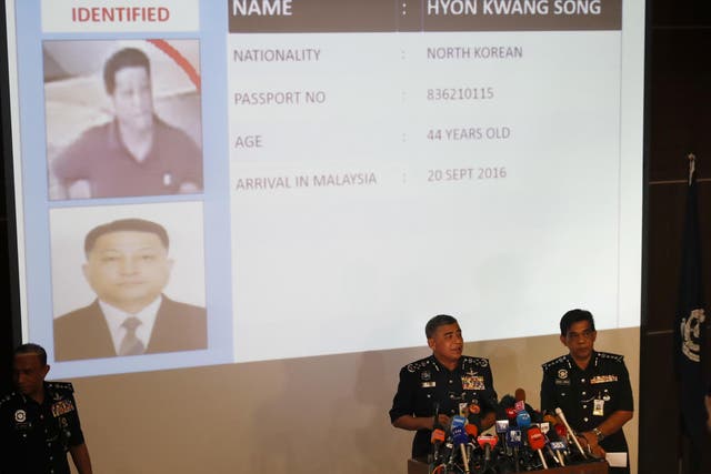 Malaysia's police chief says a North Korean Embassy official is among eight North Korean suspects in last week's fatal poisoning of the half brother of Kim Jong-un