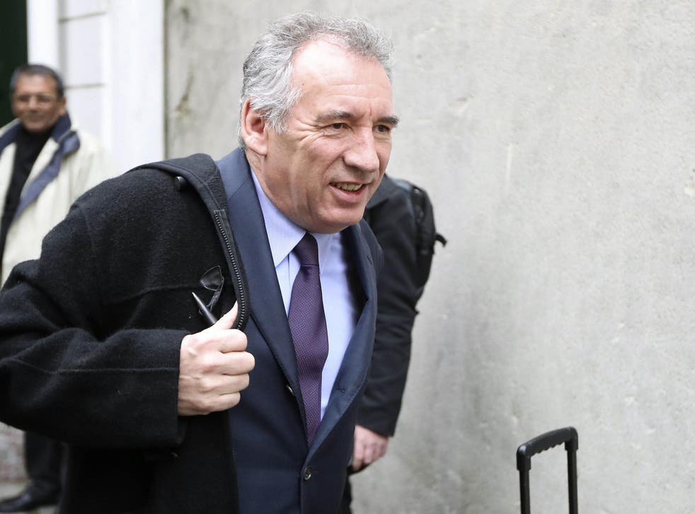 Francois Bayrou is leader of French centre-right party MoDem