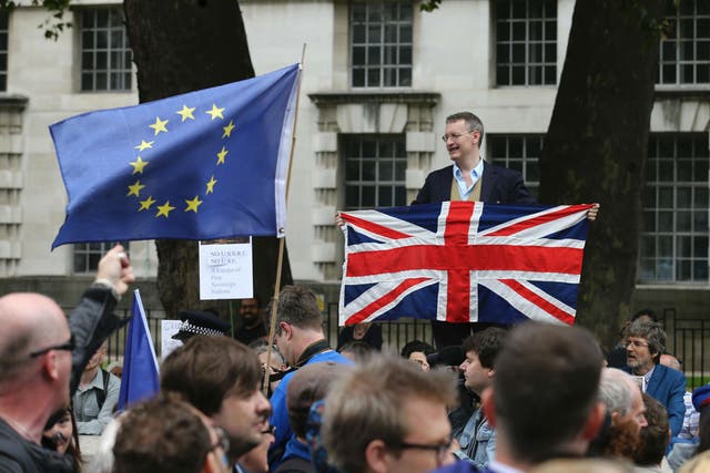 The pound is down around 15 per cent since the Brexit vote