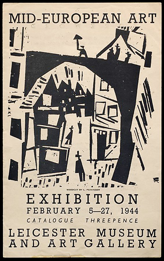 A poster for the 1944 exhibition (Leicester Arts Museums Service)