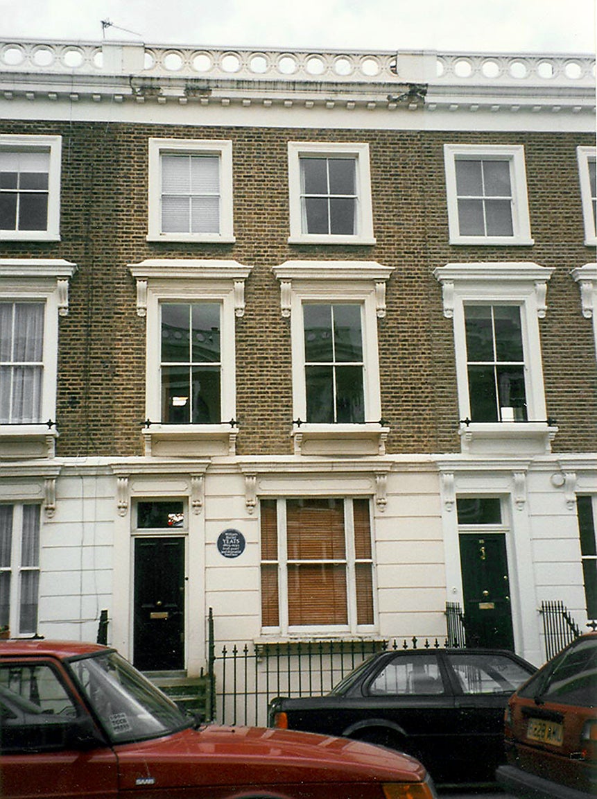 The house in Primrose Hill, London, where Plath died