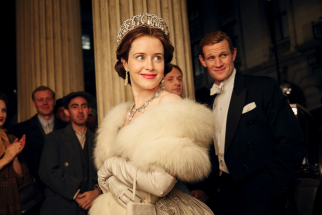 Claire Foy scooped a Golden Globe for her starring role as Queen Elizabeth 11 in 'The Crown'