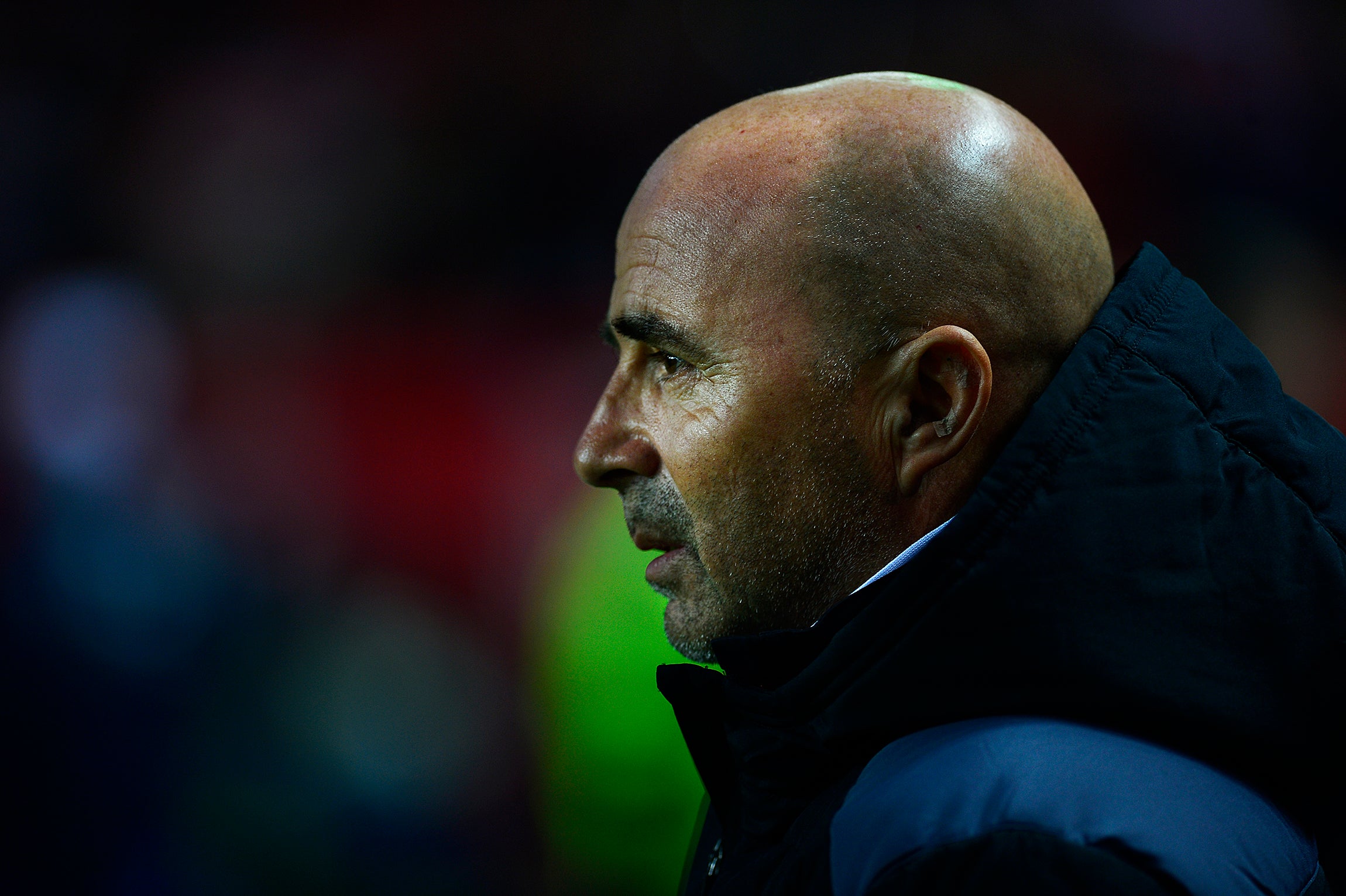 Sampaoli watched his side allow Leicester back into the tie