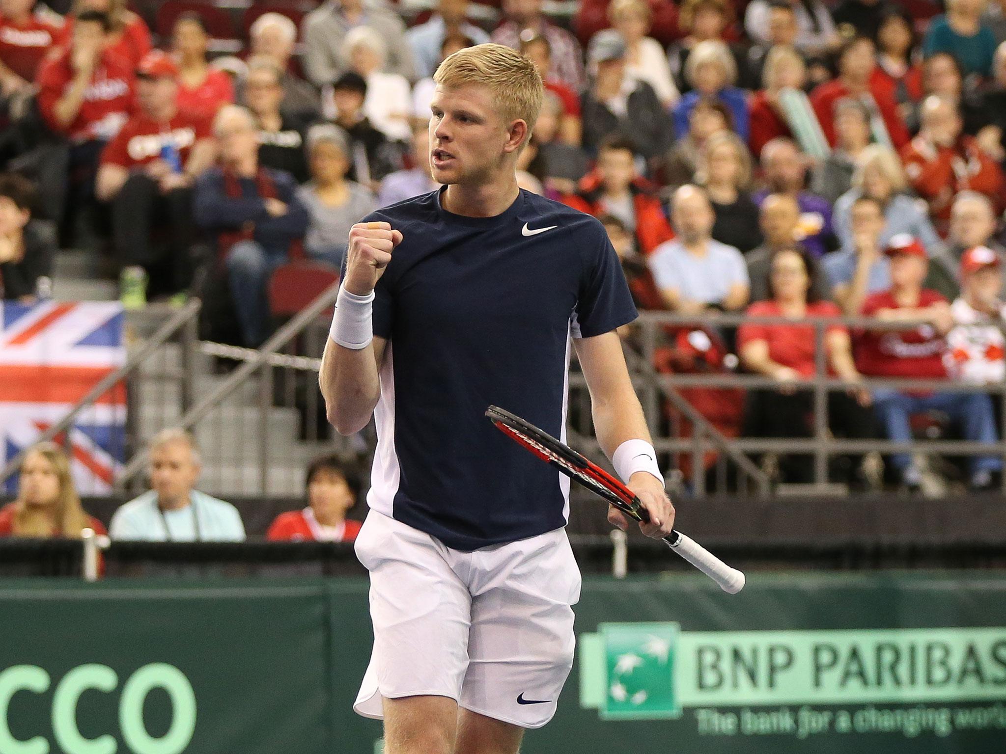 Kyle Edmund will take on Milos Raonic in the quarter-finals of the Delray Beach Open