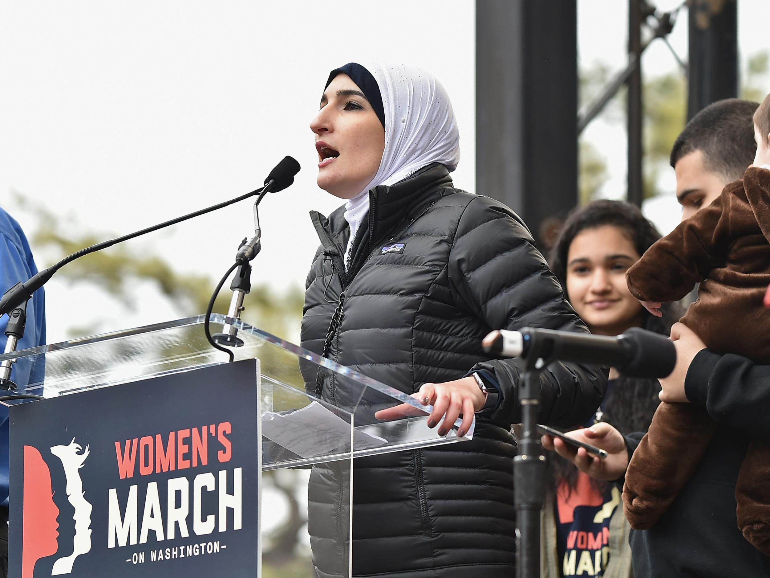 Linda Sarsour's speech urged Muslims to speak out against oppression 