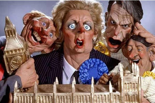The British satirical puppet show, 'Spitting Image' was hugely popular in the late 1980s and early 1990s