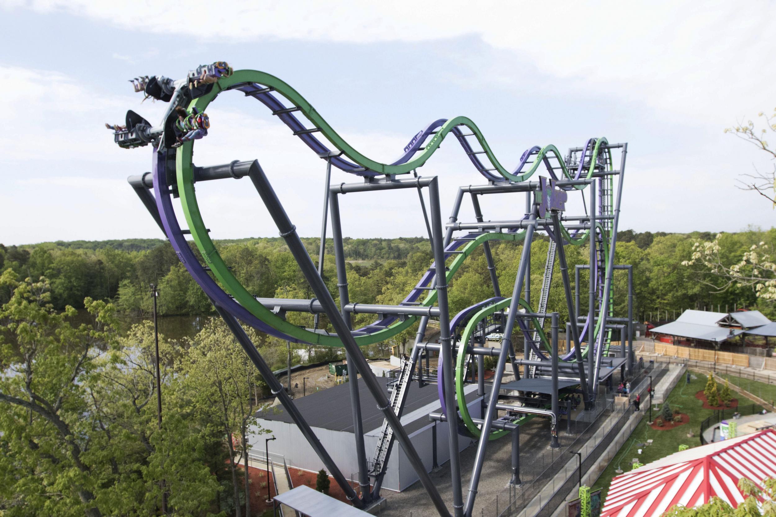The Joker, the 4D rollercoaster opening later this year