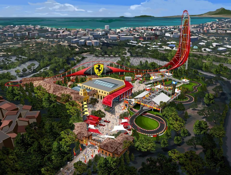 Ferrari Land’s new rollercoaster will be the highest and fastest in Europe