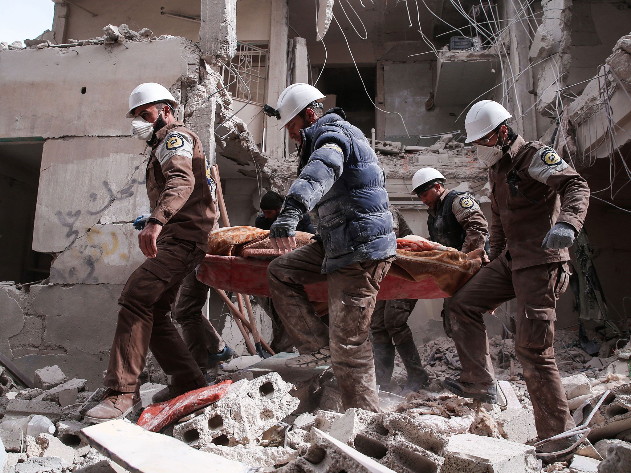 Syria's White Helmets in action
