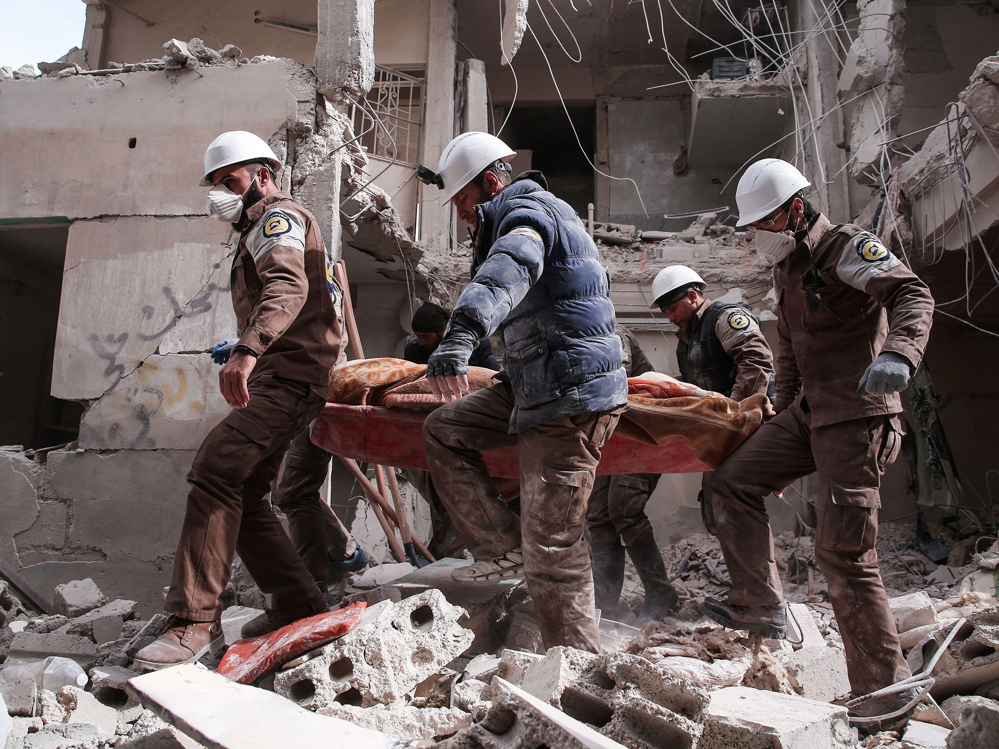 The producer's documentary 'Last Men in Aleppo' tells the story of humanitarian group the White Helmets