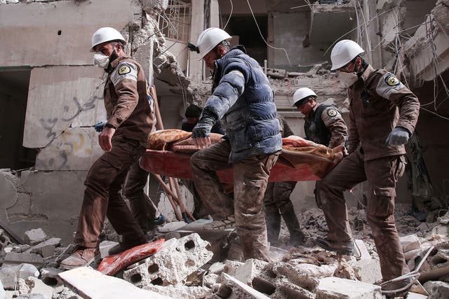 Syria's White Helmets in action