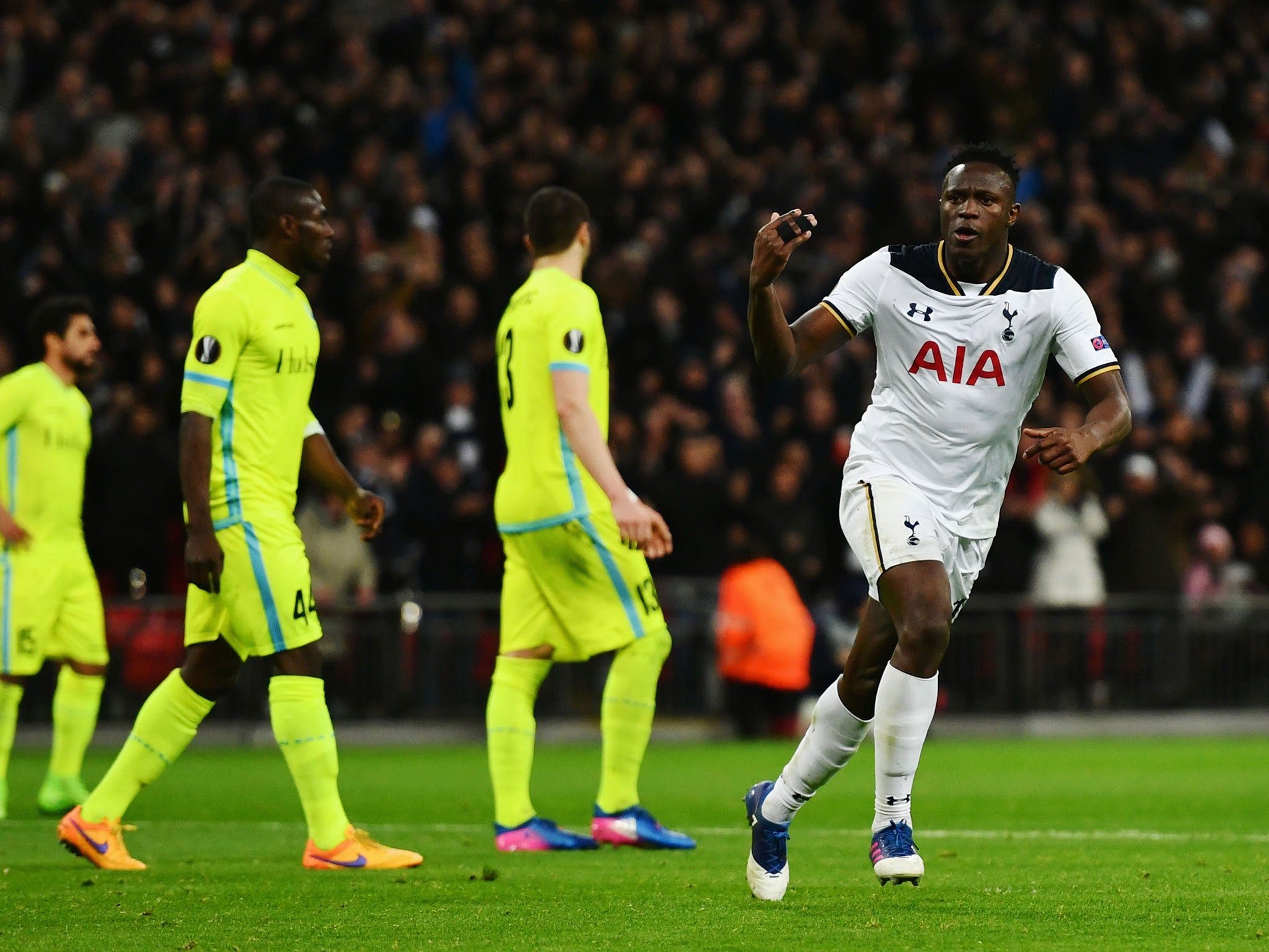 Victor Wanyama's goal handed Spurs brief hope