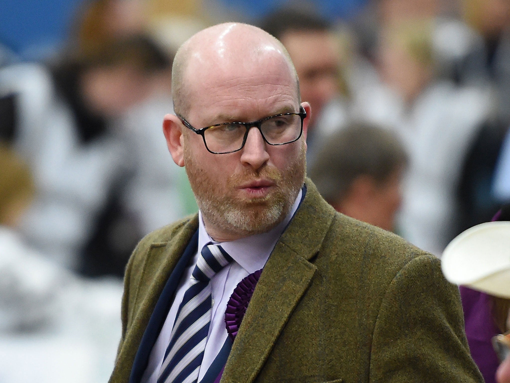 Ukip candidate and party leader Paul Nuttall at the Stoke count