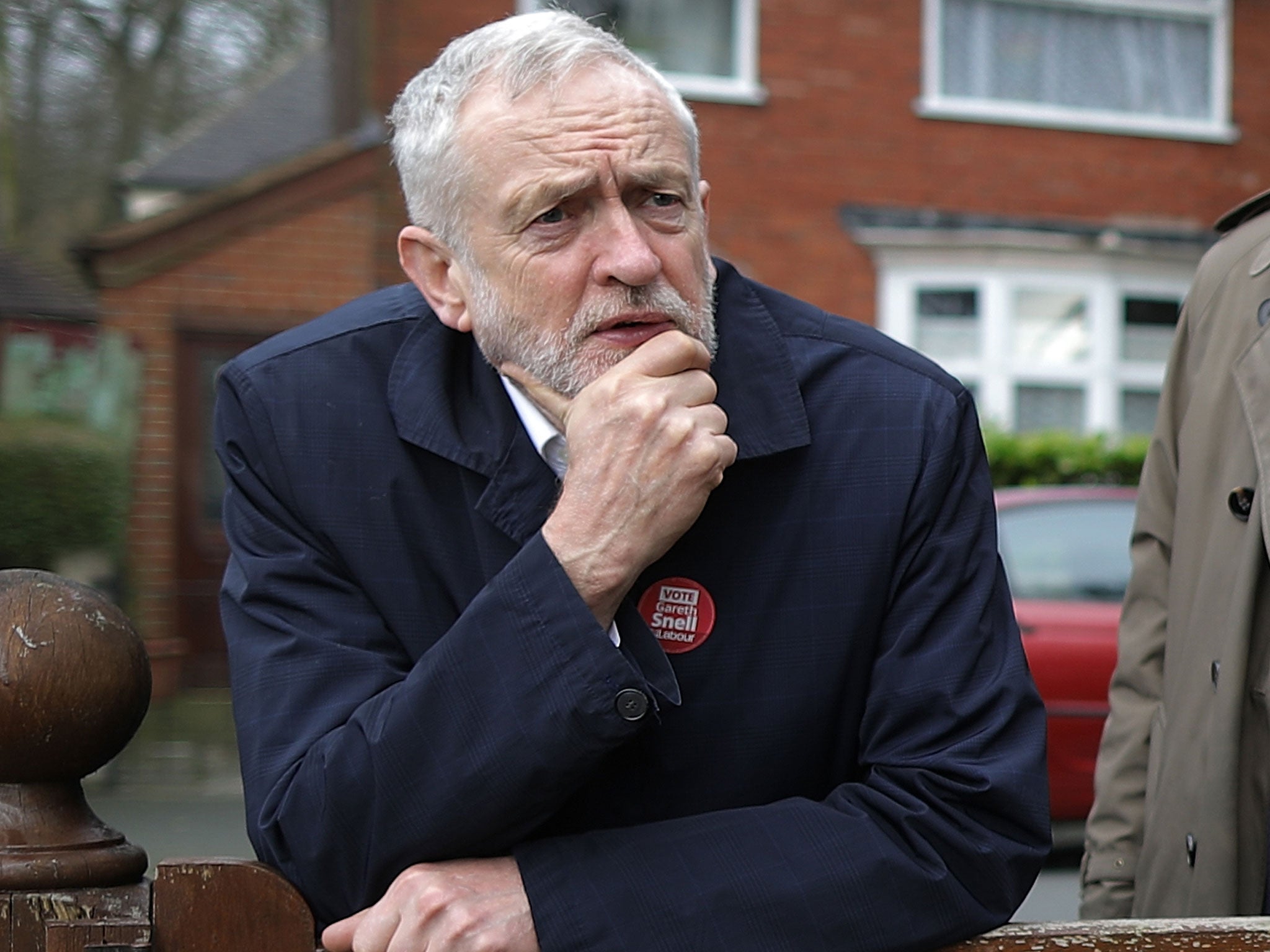 Jeremy Corbyn on the campaign trail during the Stoke-on-Trent Central by-election
