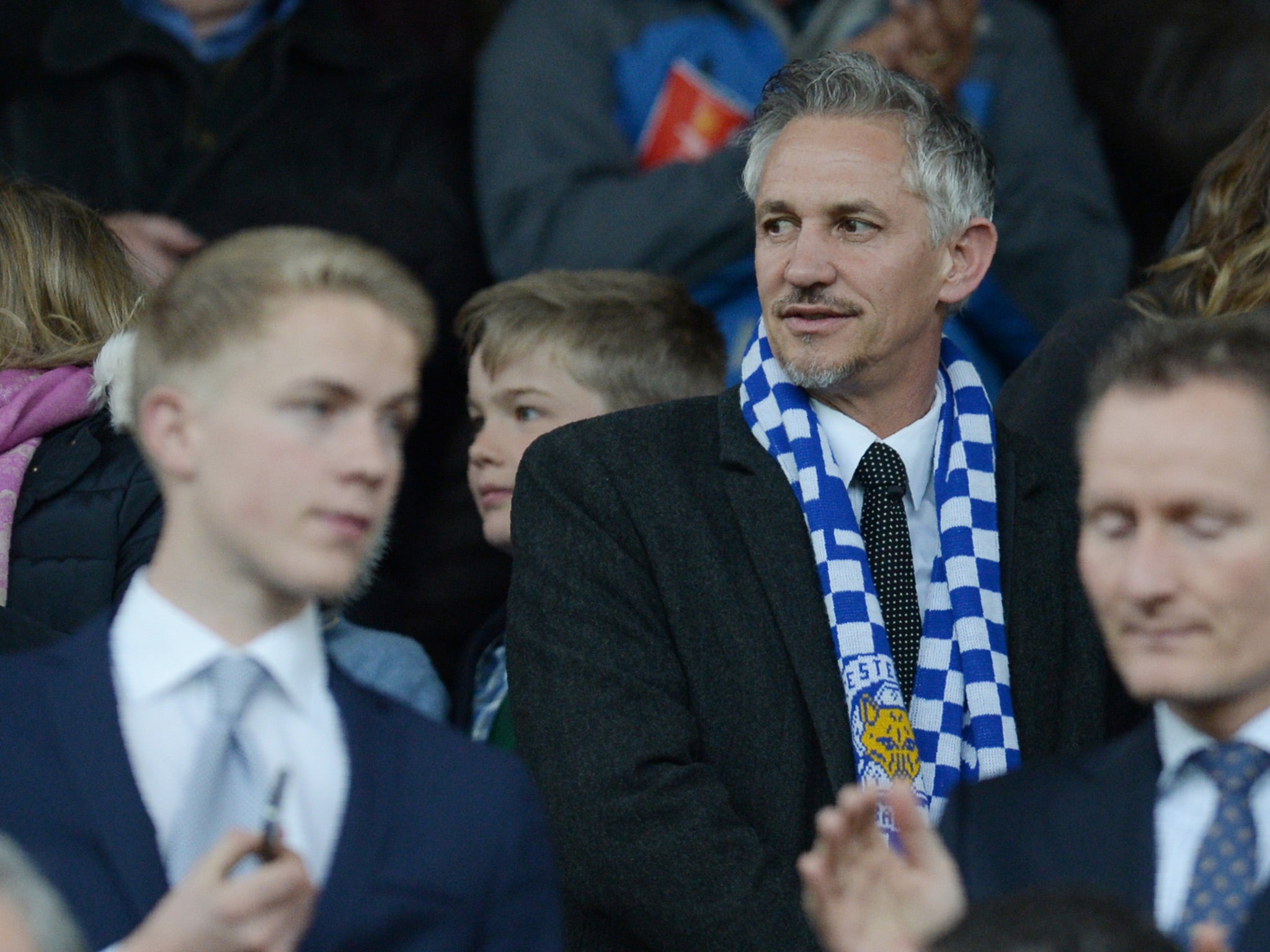 Gary Lineker is the east Midlands club's most high-profile supporter