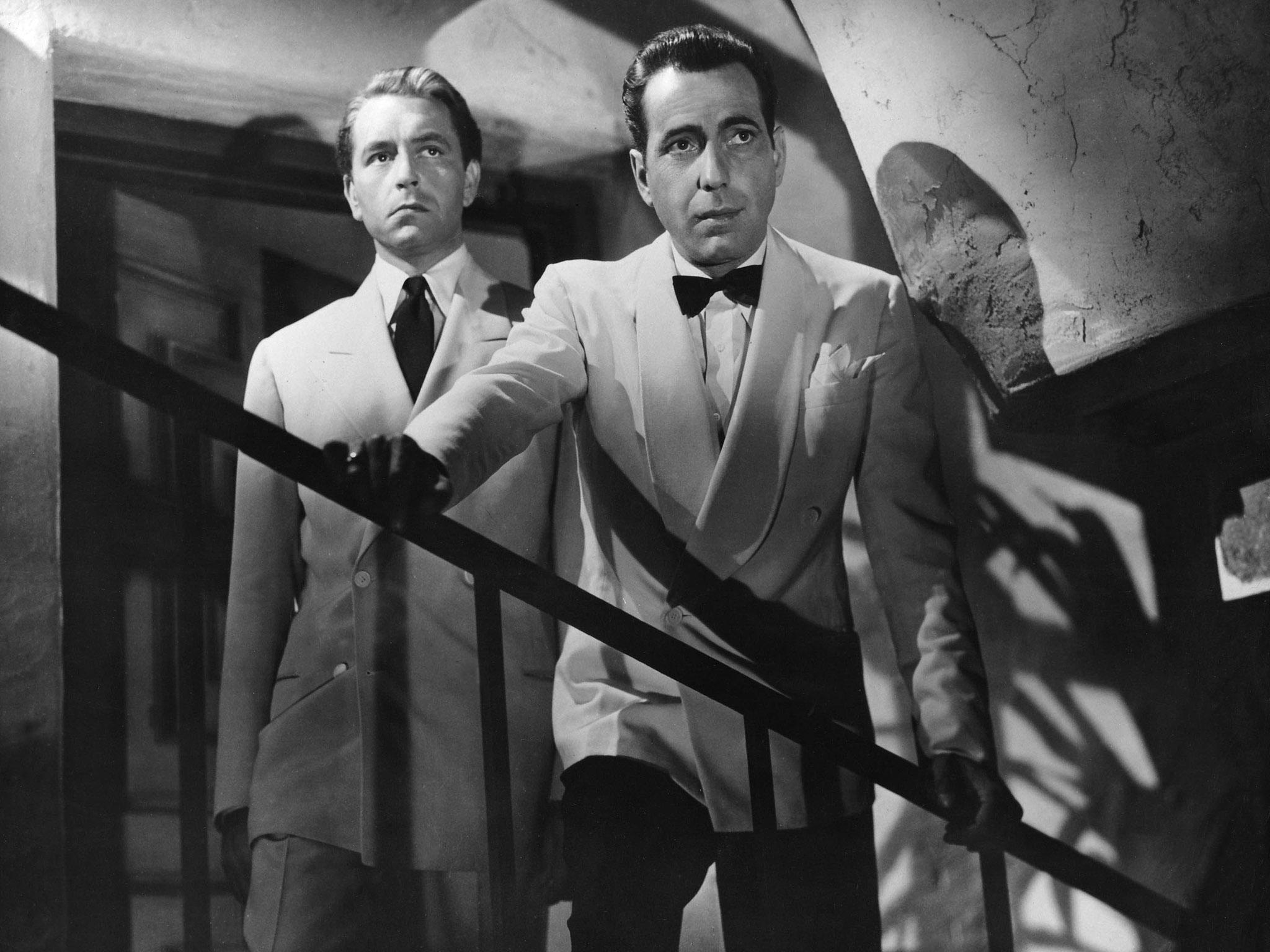 He took the last train out of Paris: Humphrey Bogart in Casablanca (Rex)