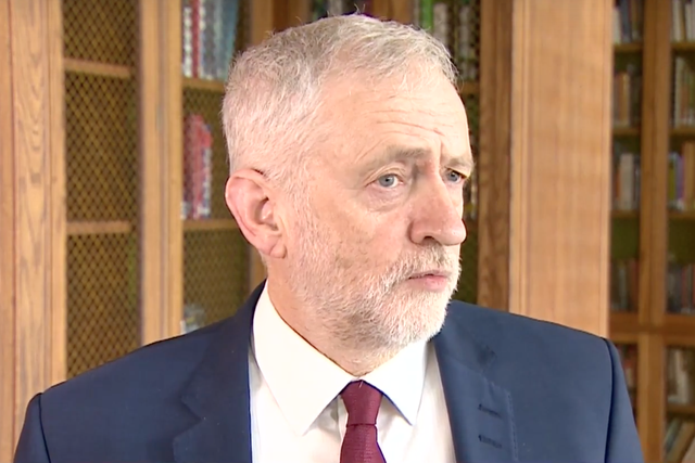 Jeremy Corbyn rejected suggestions that he should stand down