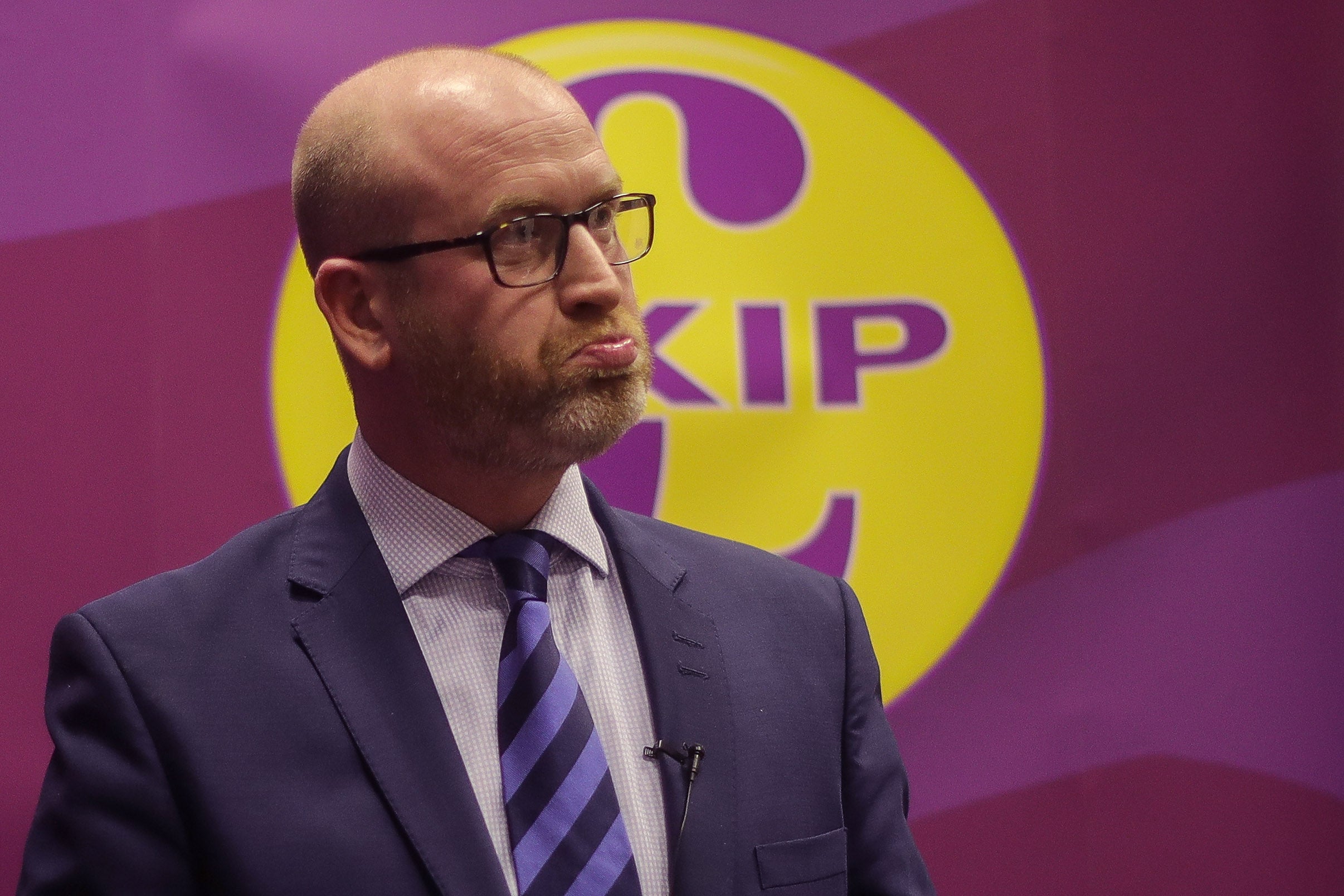 Paul Nuttall has been forced to apologise after making false claims on his website