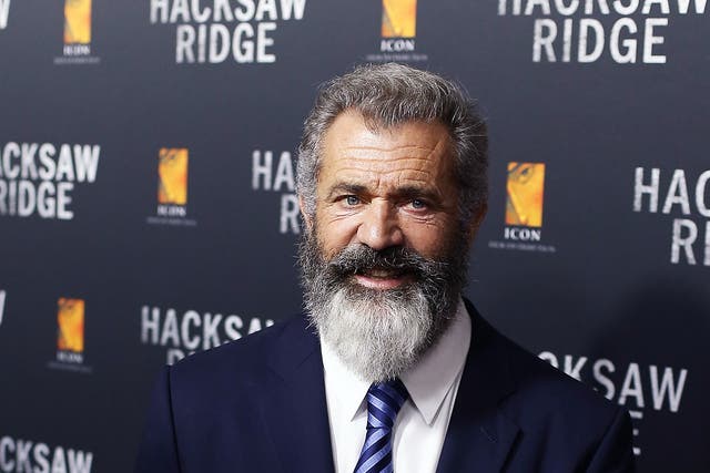 Mel Gibson arrives ahead of the Australian premiere of Hacksaw Ridge