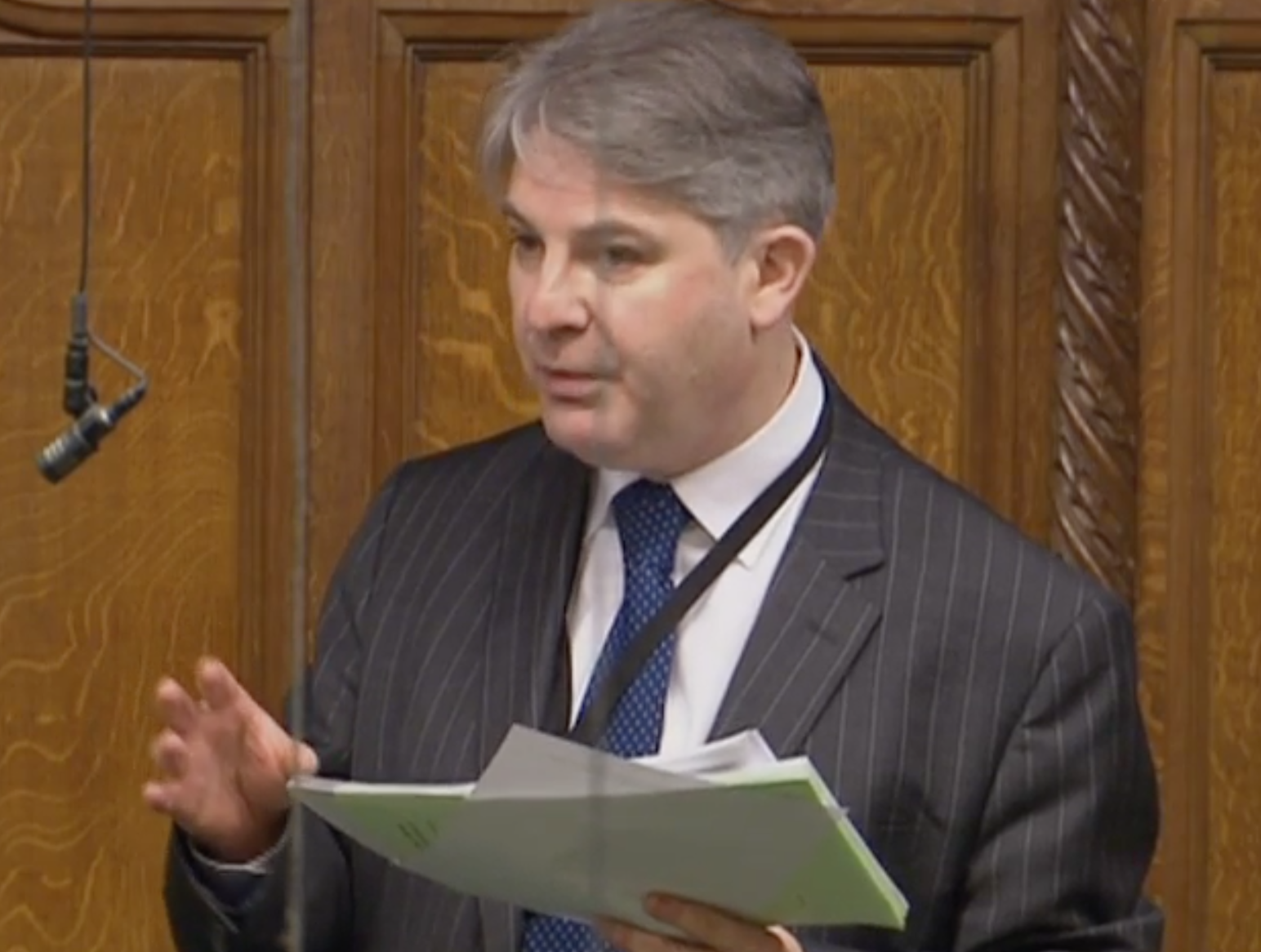 Philip Davies has registered receiving £4,354 in tickets and hospitality since March