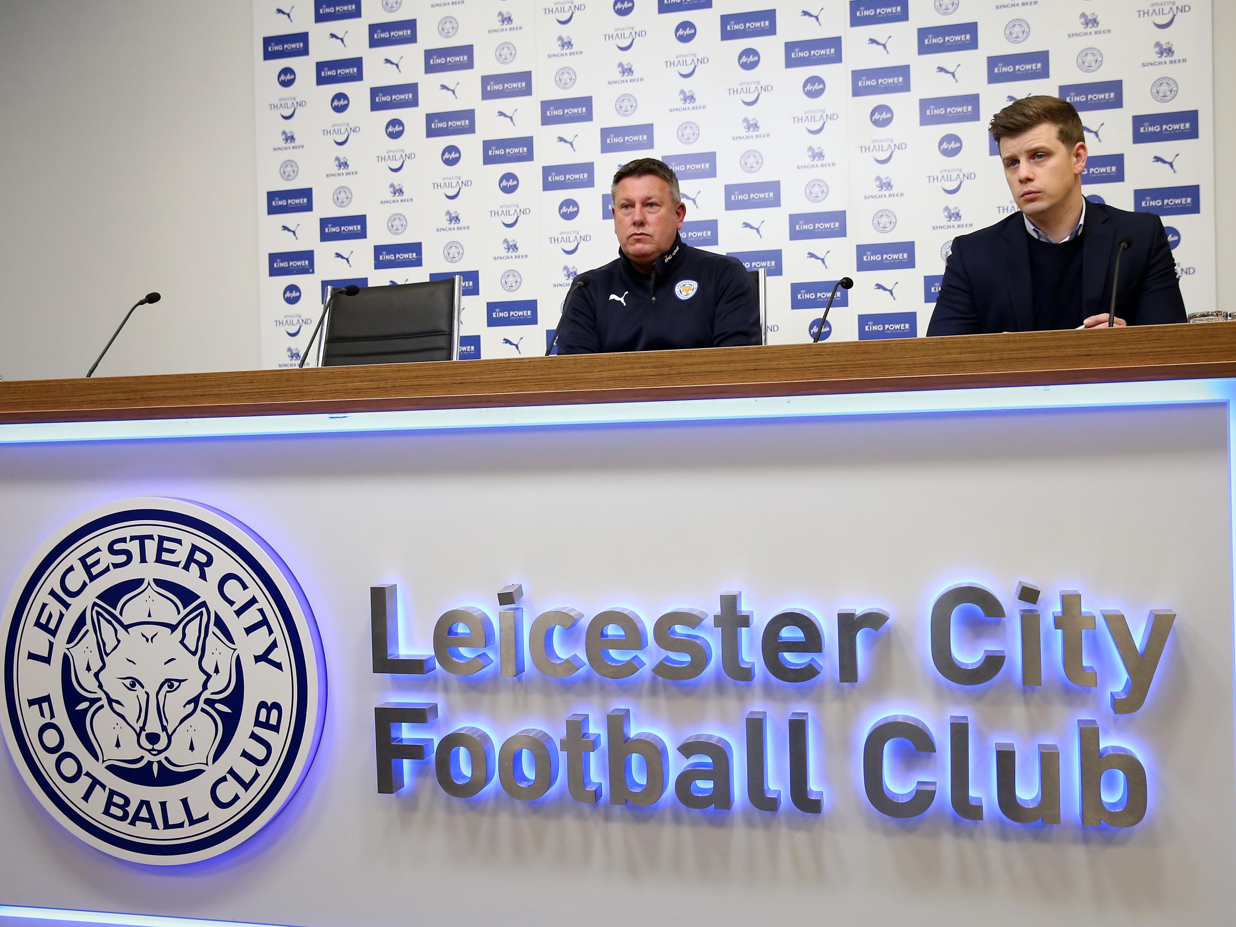 Shakespeare at his first press conference as caretaker manager