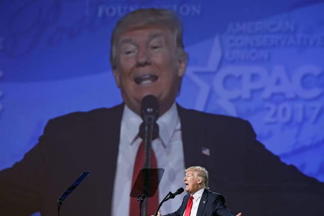 Donald Trump told the Conservative Political Action Conference to 'look at what happened in Sweden'