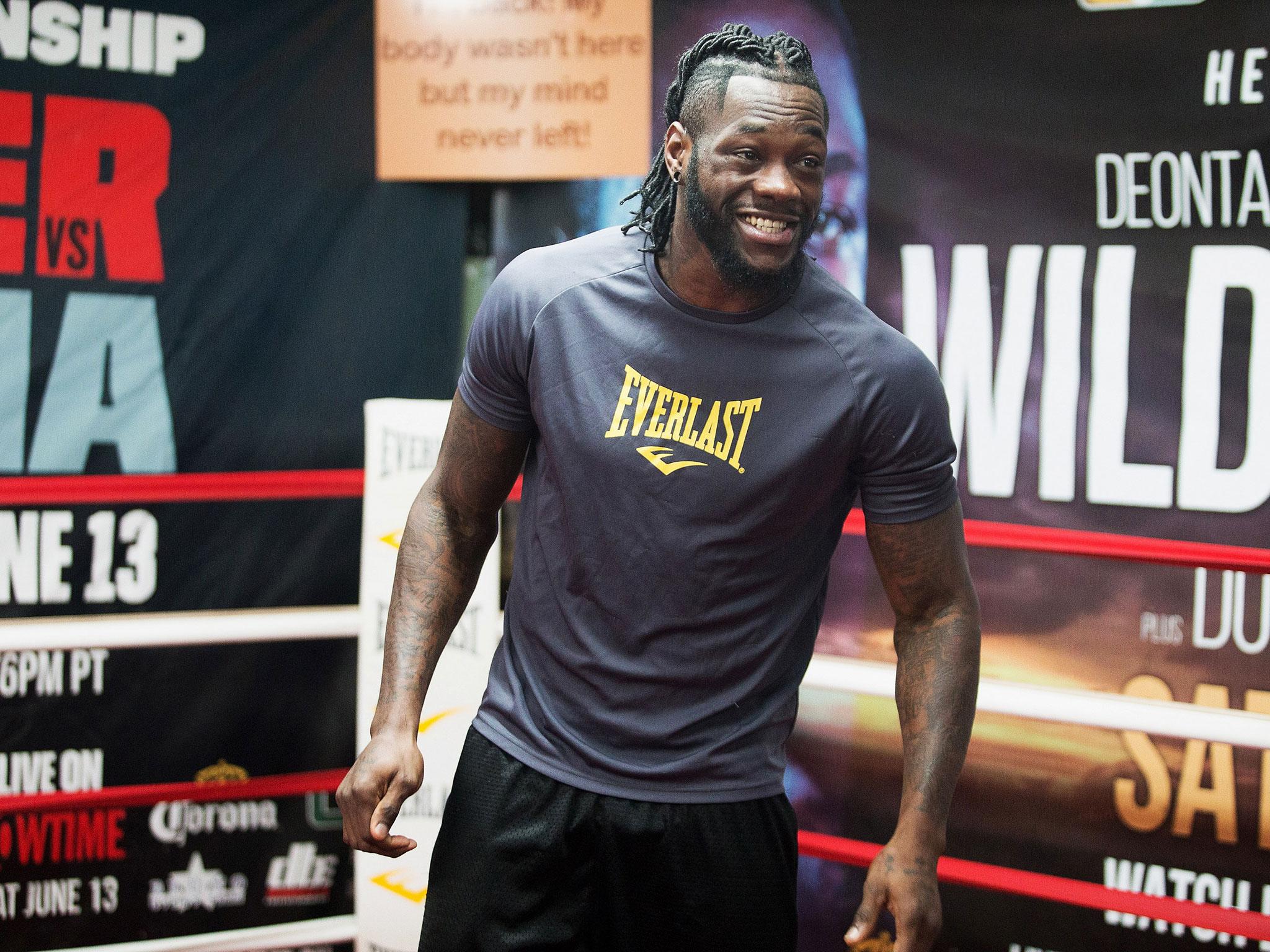 The 37-0 Wilder competes for the first time since last July following a shoulder injury