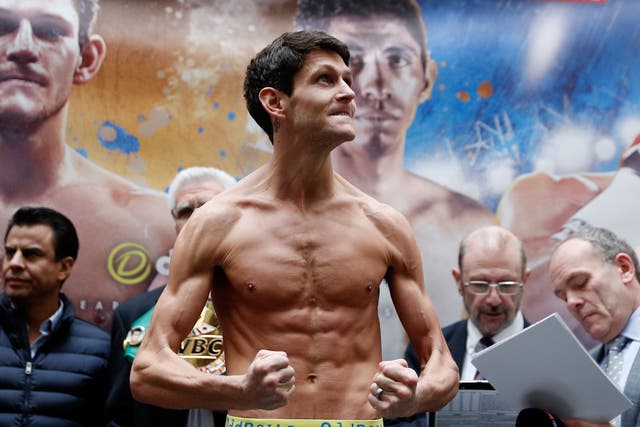 McDonnell during the weigh-in