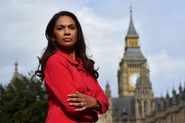 Anti-Brexit campaigner Gina Miller called on the Lords to show ‘backbone’ in the debate over the Brexit Bill this week