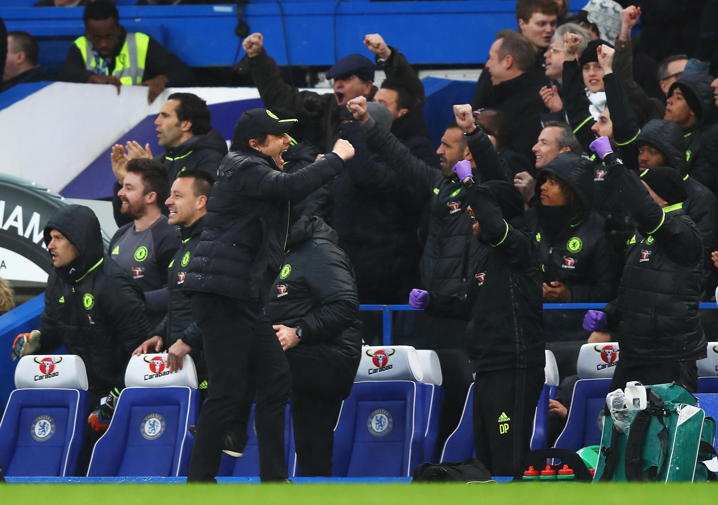 Conte has been impressed with the experience of his side