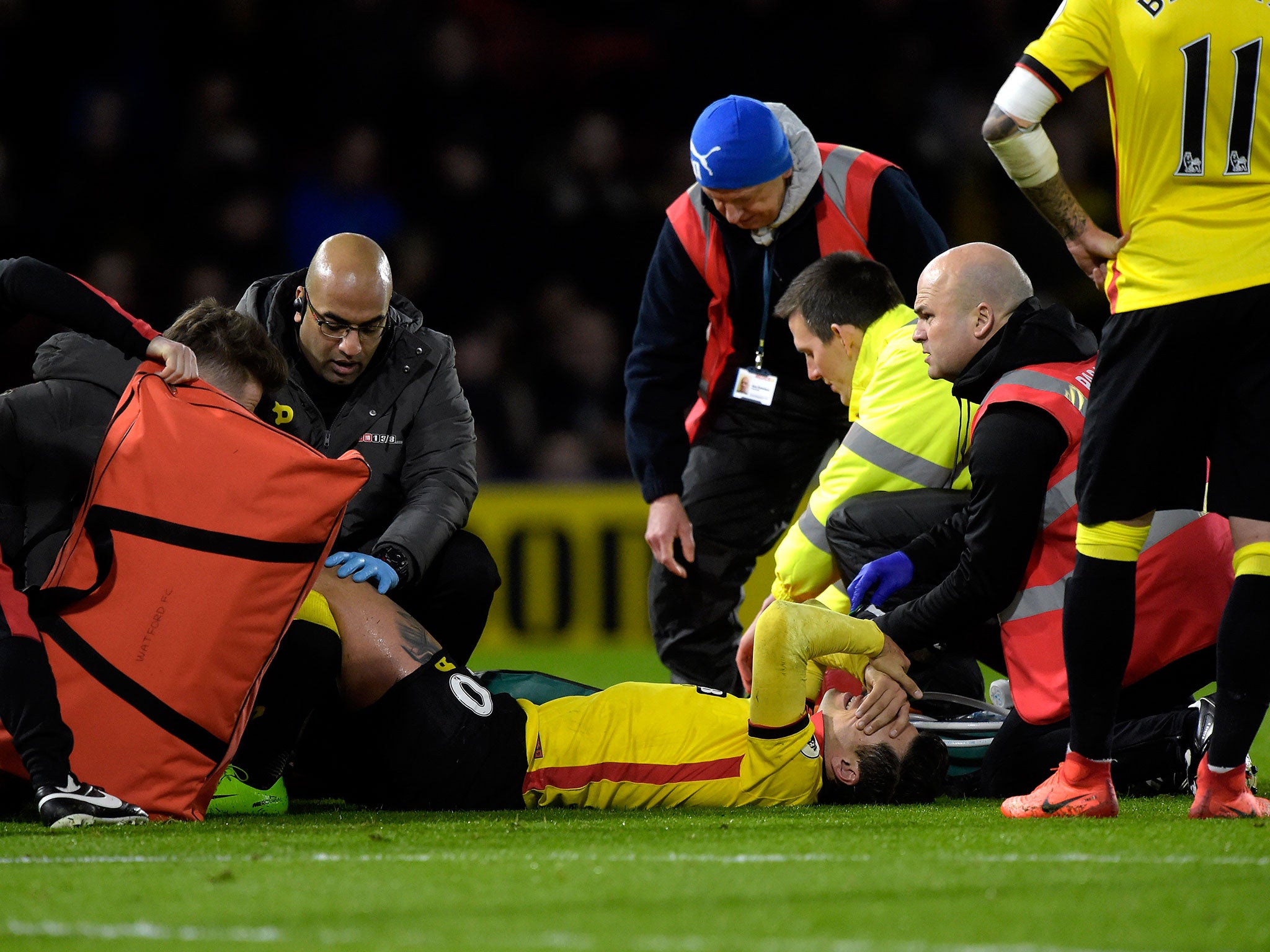 Mauro Zarate's injury will be a cause for concern for Watford fans