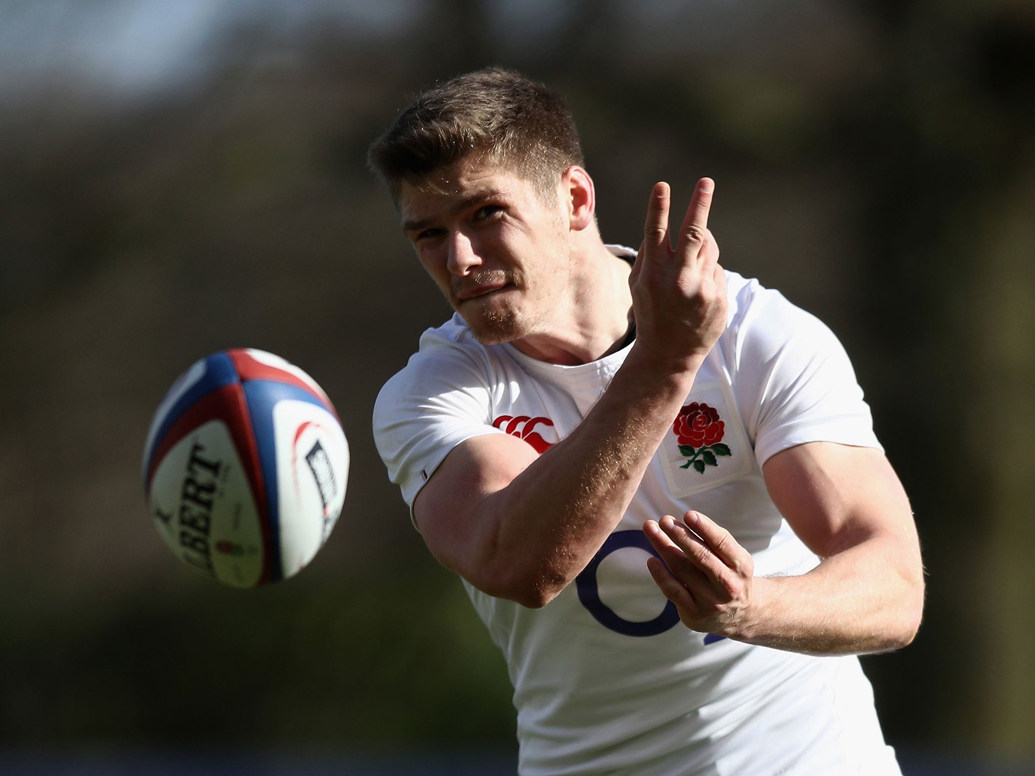 Owen Farrell will make make his 50th appearance for England at the age of 25 on Sunday