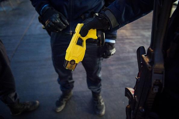 Greater Manchester Police confirmed they had used a Taser on a 43-year-old man on Thursday