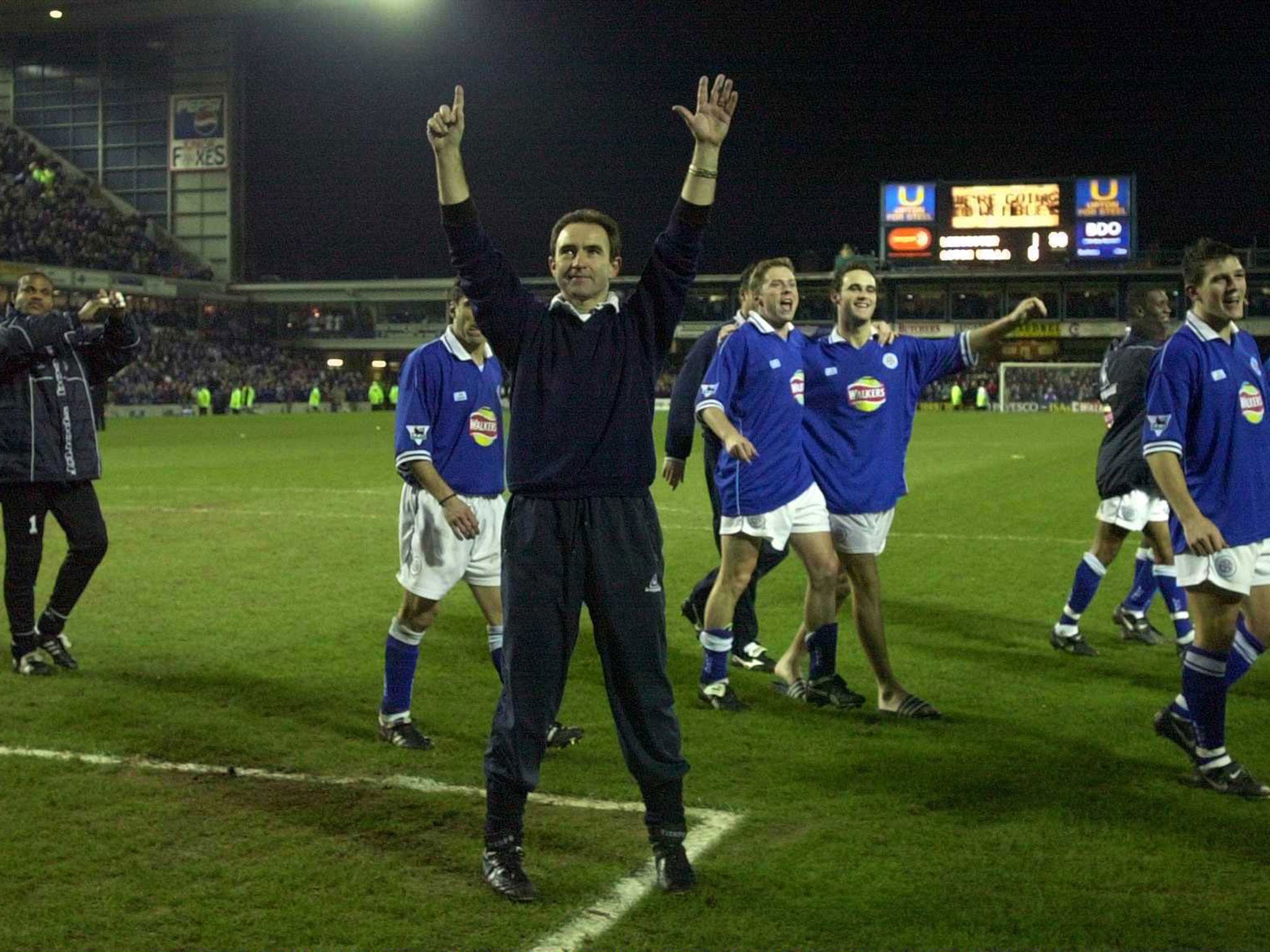 Martin O'Neill managed Leicester between 1995 and 2000