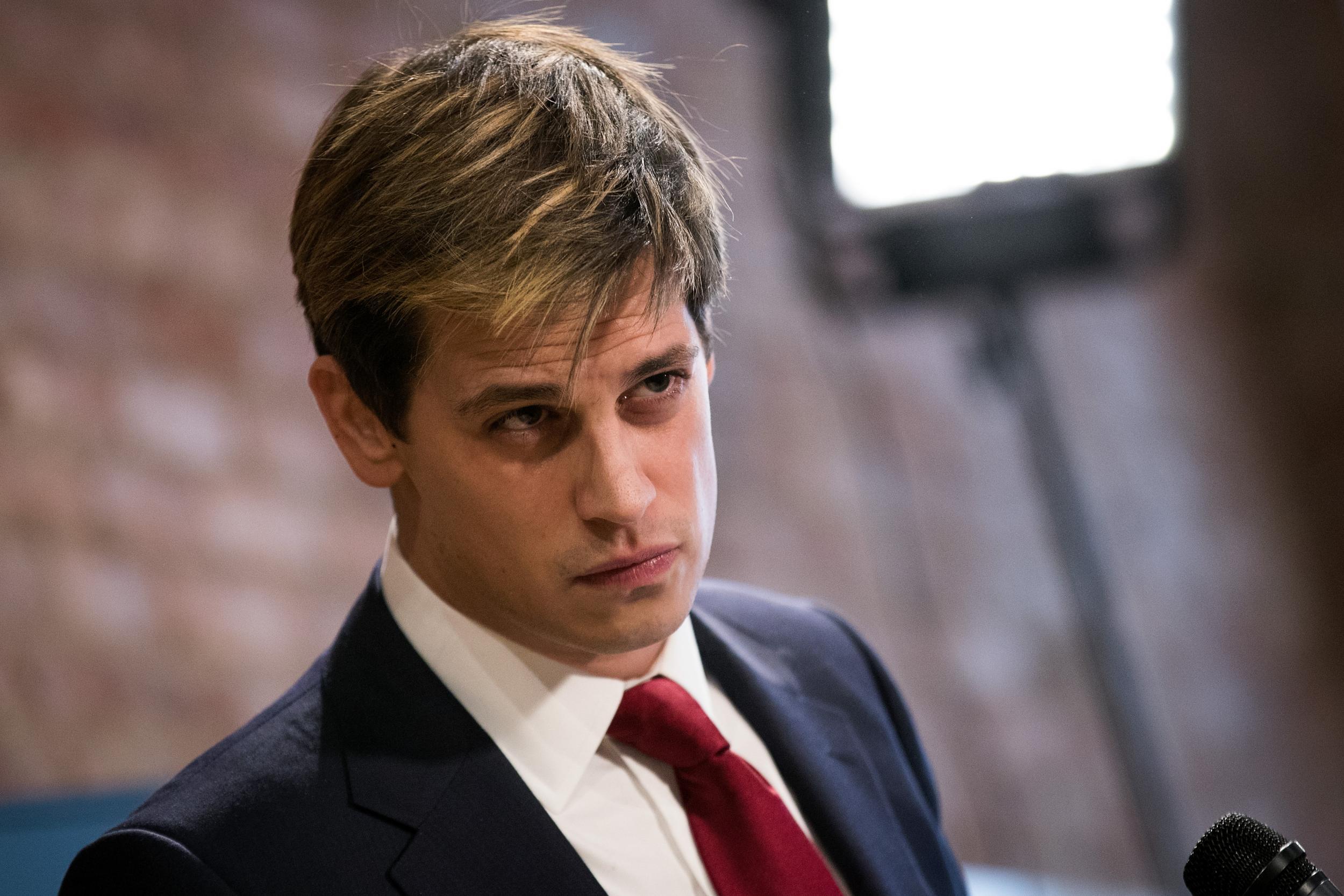 Controversial right-wing commentator Milo Yiannopoulos