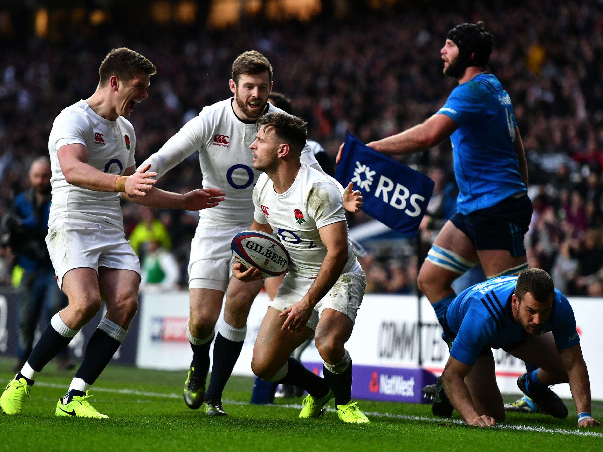 Danny Care scored for England shortly after the restart to settle some nerves