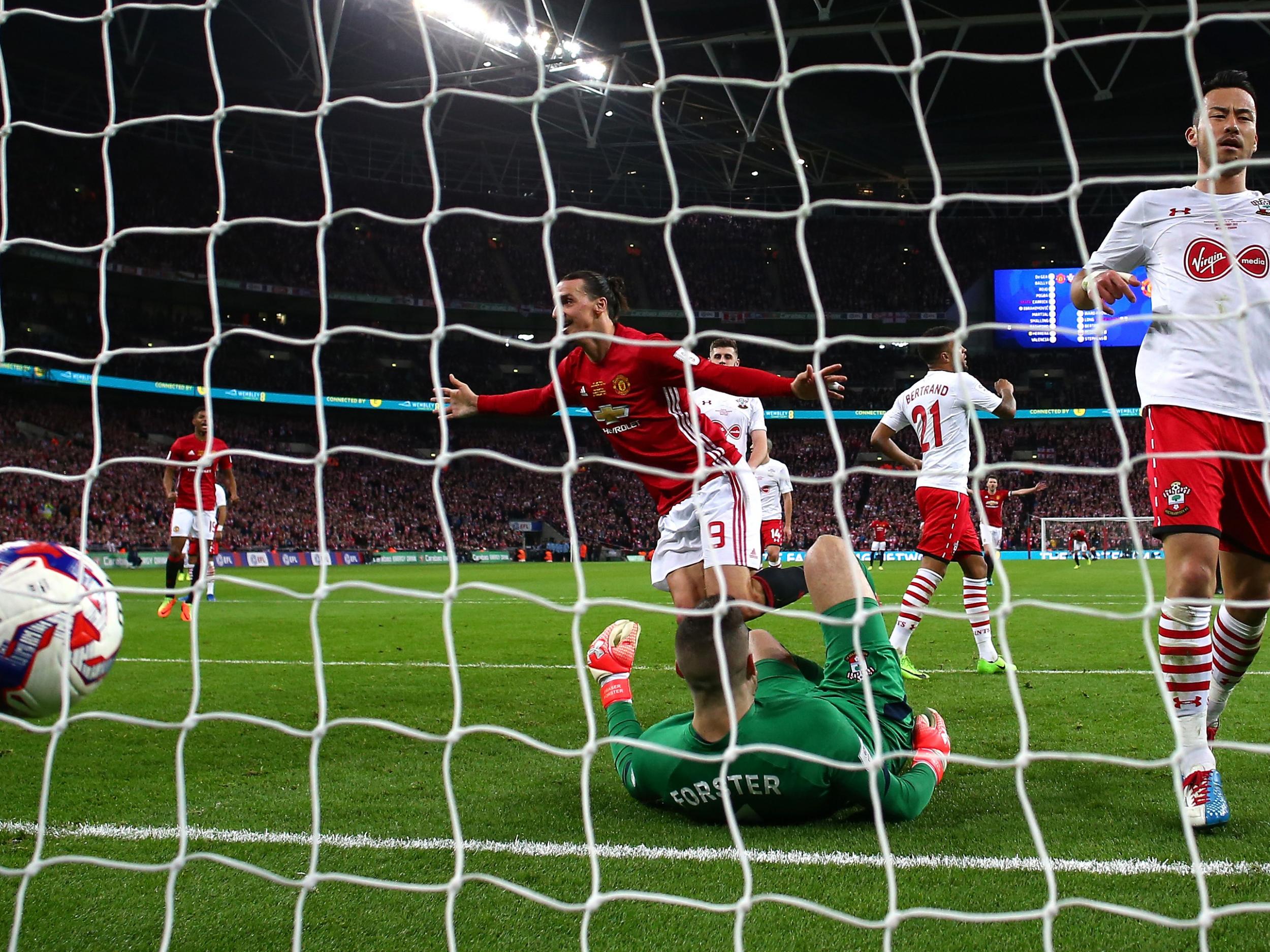 Ibrahimovic's late goal broke Southampton hearts