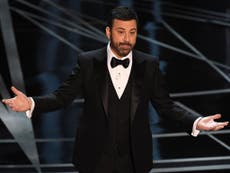 Oscars host Jimmy Kimmel live-tweets Trump during ceremony