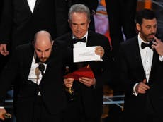 Watch the exact moment team La La Land learn of the Best Picture error