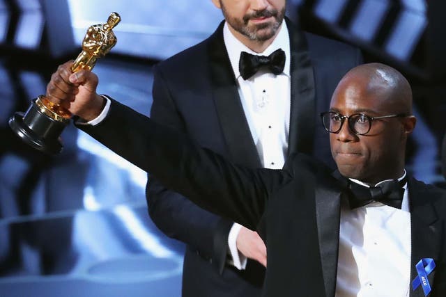 ‘Moonlight’ director Barry Jenkins said: ‘Even in my dreams this can’t be true. But to hell with dreams because this is true’