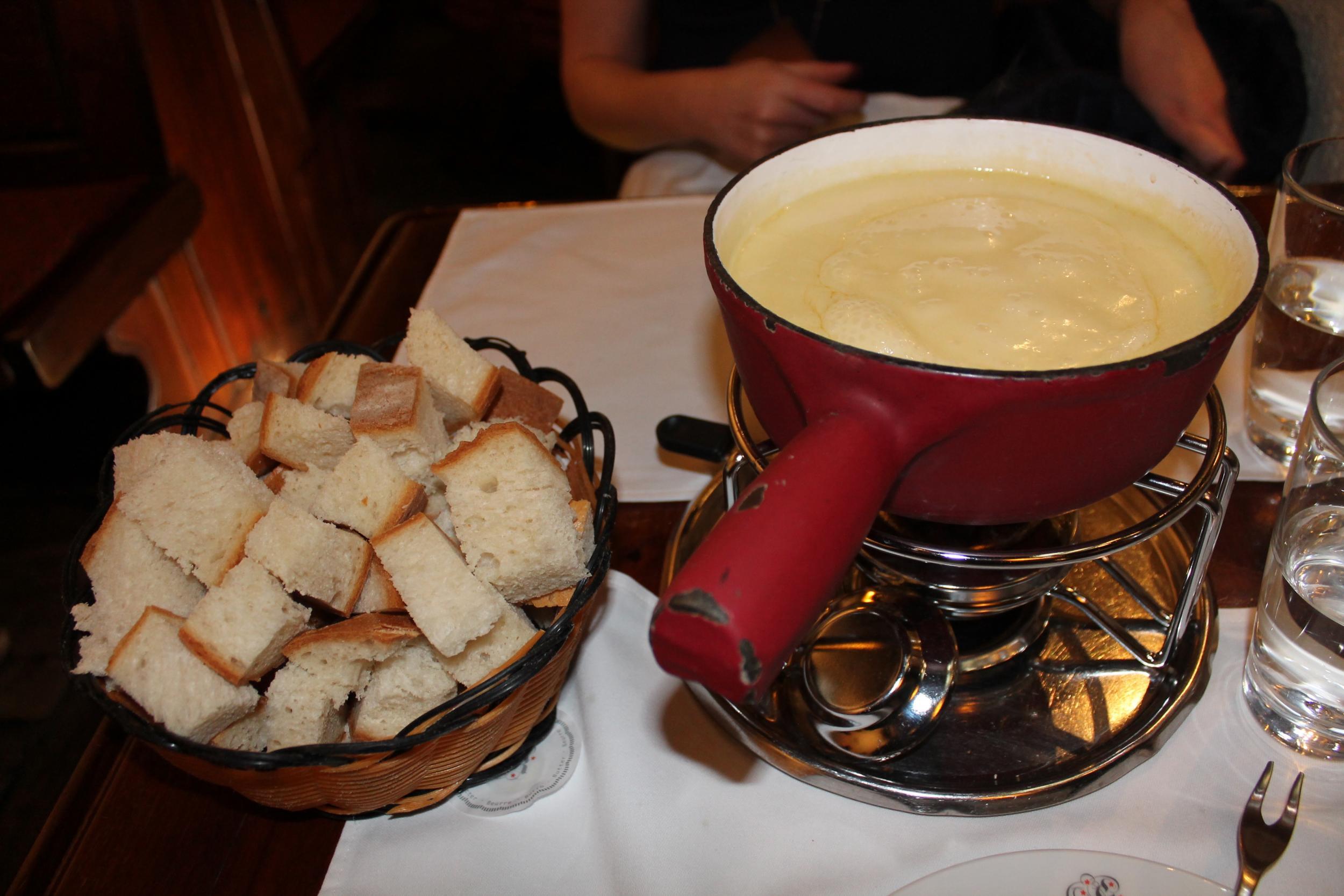 The good thing about Basel: fondue. The bad thing about Basel: the price of fondue