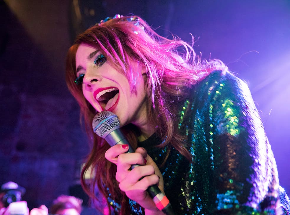 Kate Nash performs at The Village Underground in London