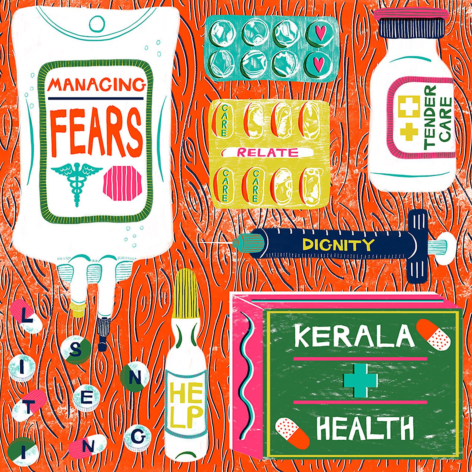 &#13;
The compassionate volunteer program in Kerala aims to address both the physical and emotional pain of dying © Camilla Perkins&#13;