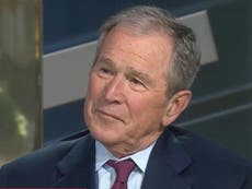 George W Bush attacks Donald Trump's war on the media