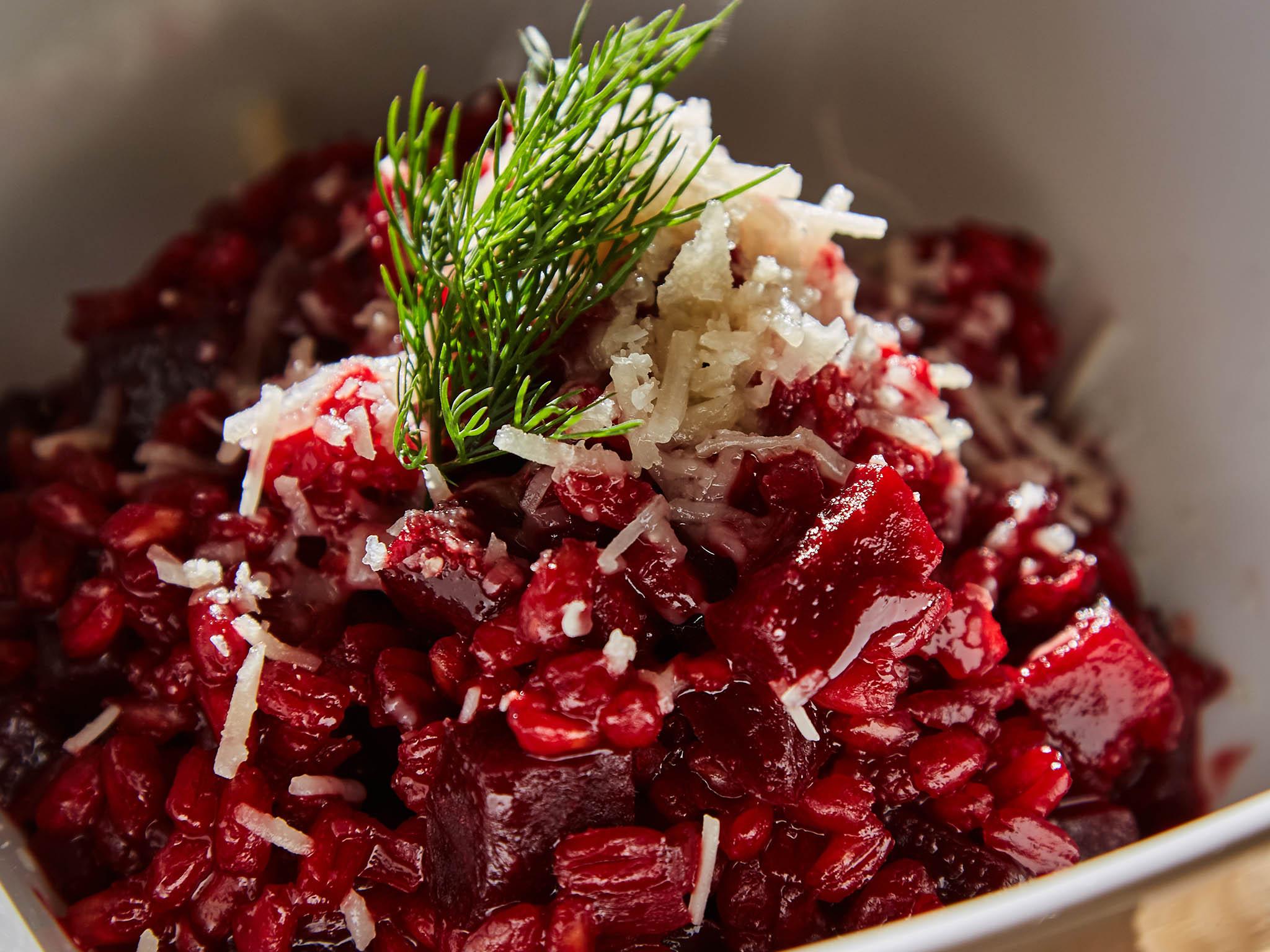 Fresh horseradish gives this dish a strong kick