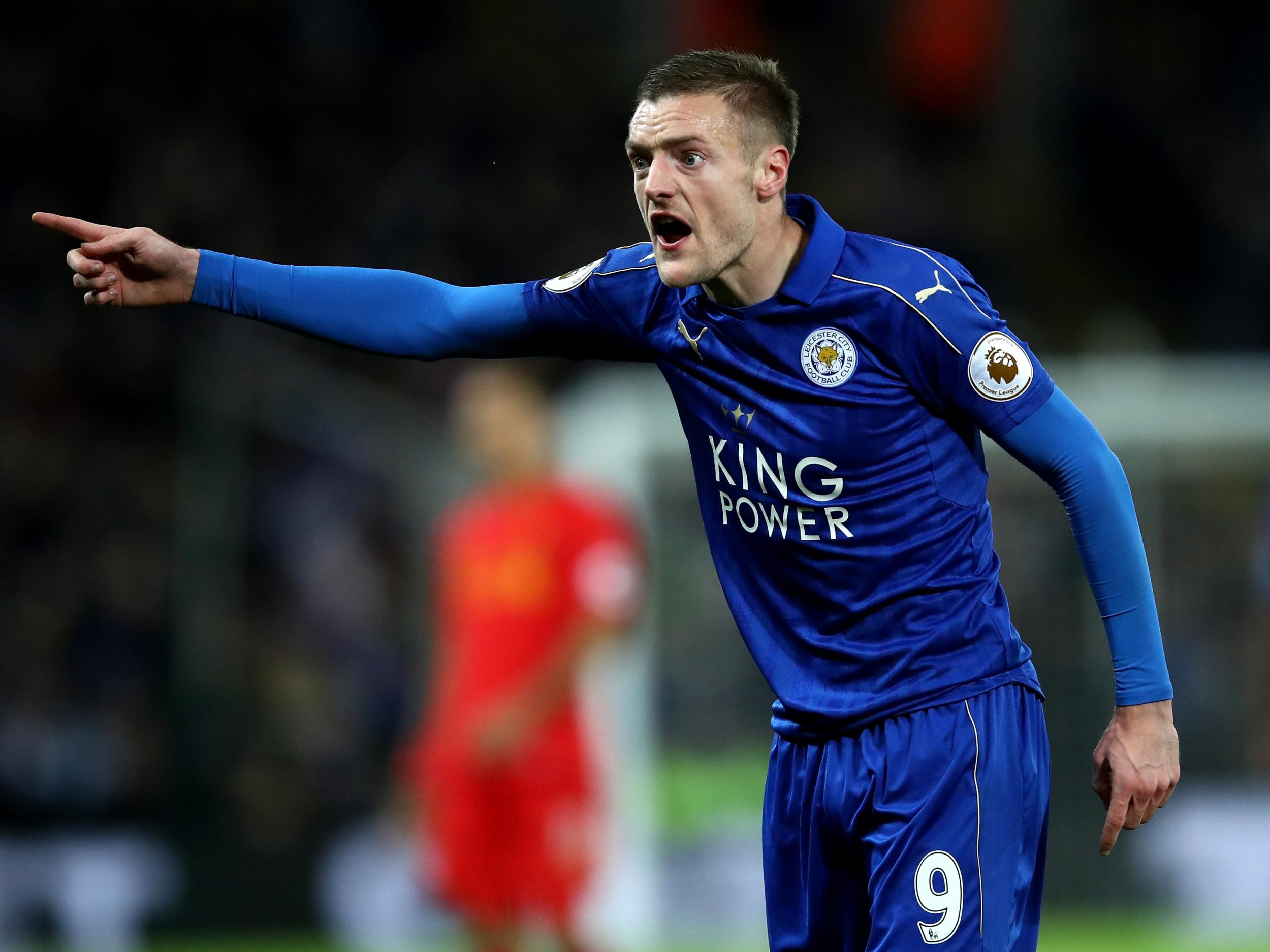 Vardy snapped back at those who have been criticising Leicester
