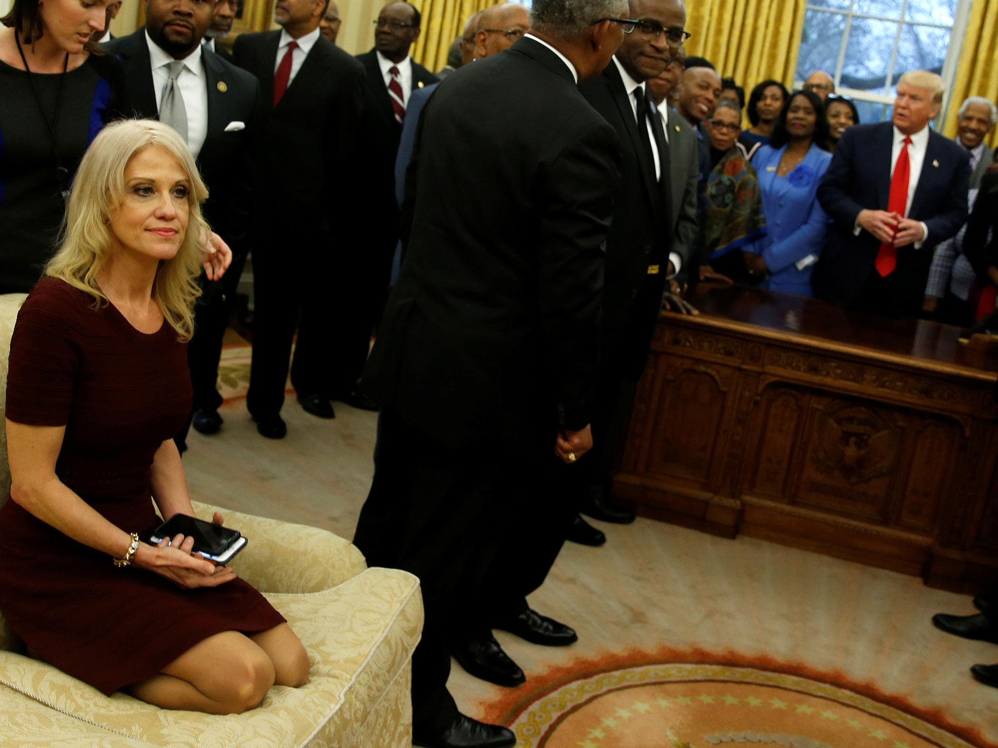 Kellyanne Conway also referred to a fictional terrorist attack and plugged Ivanka Trump's clothing since the inauguration